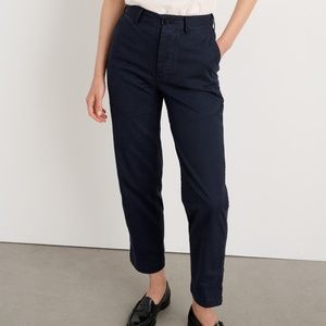 Alex Mill Boyish Chino in dark navy, size 2